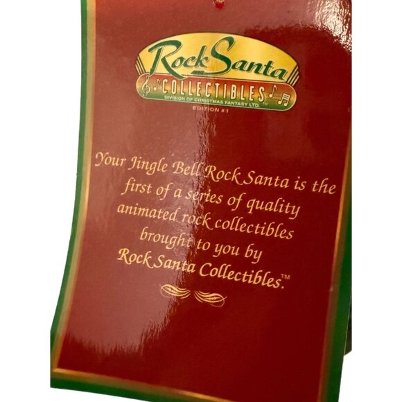 Jingle Bell Rock Santa Dancing Singing 1st Ed. 1998 Original Box Vintage VIDEO - Picture 3 of 6